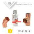 EM-F-B214 Manufacturers copper tee pipe fittings